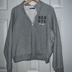 Women’s Barry’s Bootcamp quarter zip sweatshirt